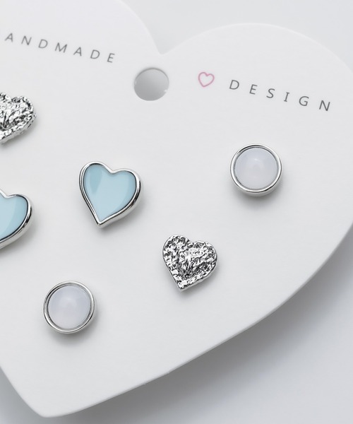 ciite'（シーテ）の「ピアス 3セット / pierce 3 set（ピアス（両耳用）・レディース・ゴールド/シルバー・FREE）」の4枚目の写真