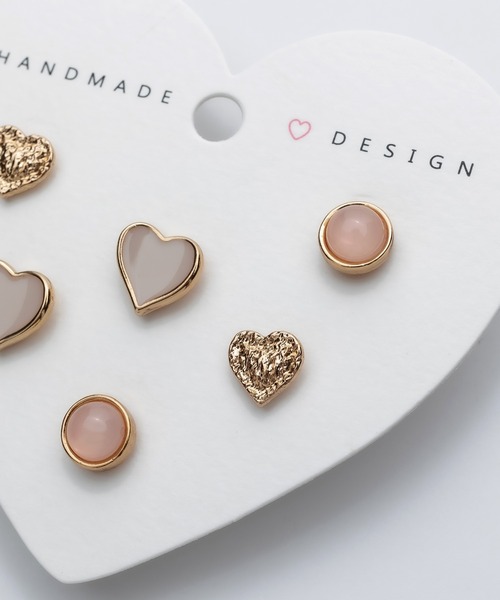 GARNI ピアス　3点セット Crockery Double Pierce | GARNI ONLINE STORE