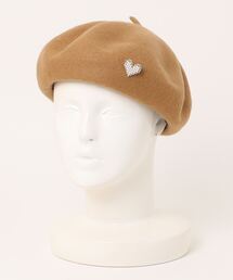STYLEBLOCK（スタイルブロック）の「ワンポイントチャーム付きベレー帽（ハンチング/ベレー帽）」