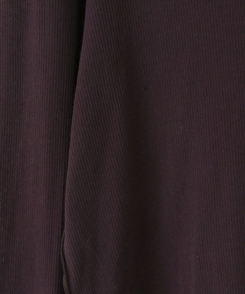 yuw(ユウ)の「シアーテレコクロップドロングスリーブ 242275(Tシャツ/カットソー・レディース・ブラック/ブラウン/ホワイト・LARGE/MEDIUM)」の8枚目の写真