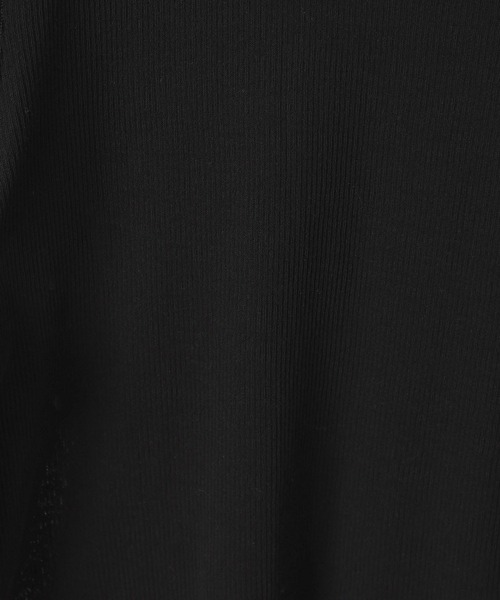 yuw(ユウ)の「シアーテレコクロップドロングスリーブ 242275(Tシャツ/カットソー・レディース・ブラック/ブラウン/ホワイト・LARGE/MEDIUM)」の10枚目の写真
