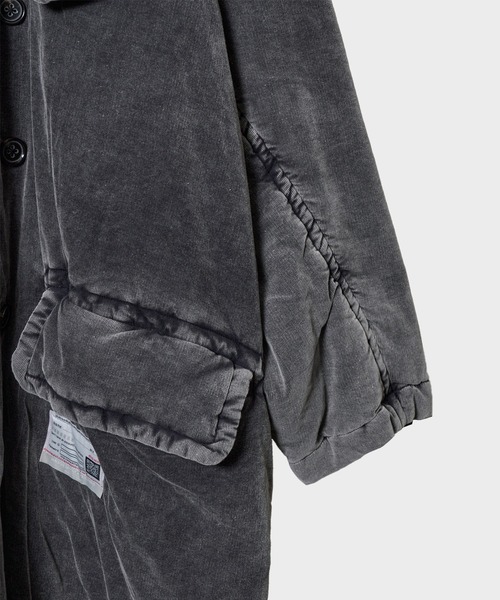 MIHARAYASUHIRO（ミハラヤスヒロ）の「【MIHARAYASUHIRO/ミハラヤスヒロ】PUFFER CORDUROY COAT（その他アウター・メンズ・ブラック/ピンク・44/46）」の9枚目の写真