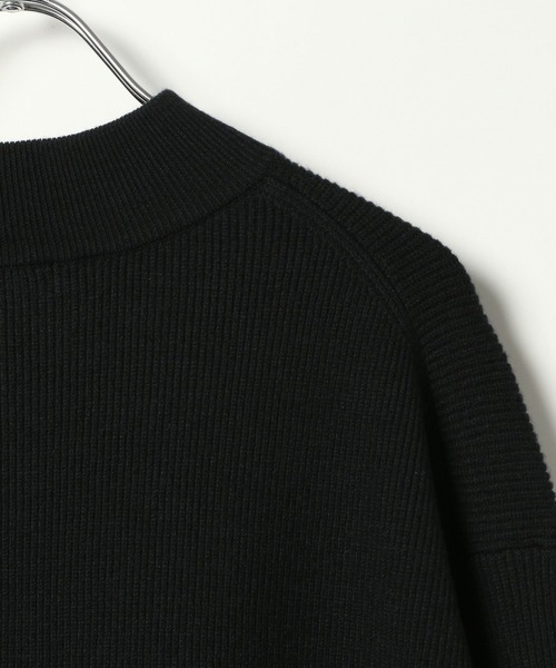 GLOBAL WORK（グローバルワーク）の「メルティハーフジップ/116319（ニット/セーター・メンズ・アイボリー/ブラック・X-LARGE/LARGE/SMALL/MEDIUM）」の11枚目の写真