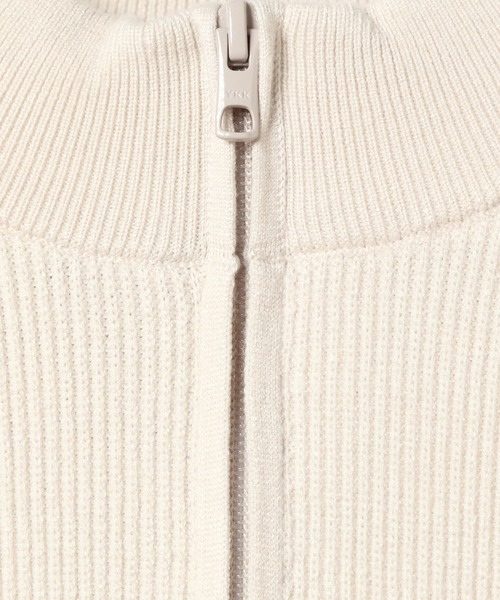 GLOBAL WORK（グローバルワーク）の「メルティハーフジップ/116319（ニット/セーター・メンズ・アイボリー/ブラック・X-LARGE/LARGE/SMALL/MEDIUM）」の12枚目の写真