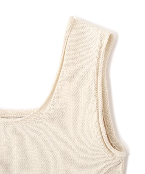 ETRE TOKYO（エトレトウキョウ）の「2ピースアウトリンキングニットプルオーバー（ニット/セーター・レディース・オフホワイト/ブラック/レッド・FREE）」の20枚目の写真