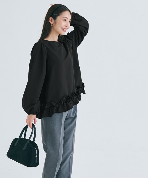 ホイップフリルブラウス（シャツ/ブラウス）｜coca（coca）（コカ）の