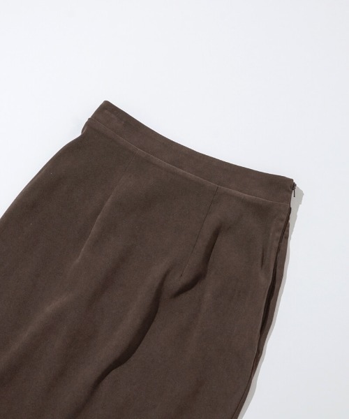 flower（フラワー）の「スエードマーメイドスカート（スカート・レディース・ブラウン/アイボリー・FREE）」の22枚目の写真