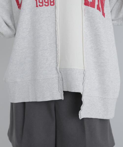 FREE'S MART（フリーズマート）の「◆リメイク風ビッグスウェット（スウェット・レディース・ホワイト/ネイビー・FREE）」の20枚目の写真