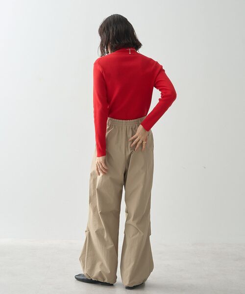 AMERICAN HOLIC（アメリカンホリック）の「バイパチリブタートルネックニットプルオーバー（ニット/セーター・レディース・杢グレー/ホワイト系その他4/アイボリー/ブラック/レッド/ブラウン・M/L）」の12枚目の写真