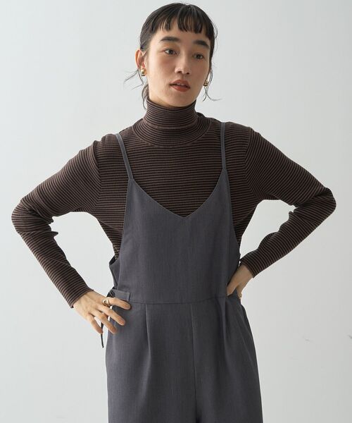 AMERICAN HOLIC（アメリカンホリック）の「バイパチリブタートルネックニットプルオーバー（ニット/セーター・レディース・杢グレー/ホワイト系その他4/アイボリー/ブラック/レッド/ブラウン・M/L）」の19枚目の写真