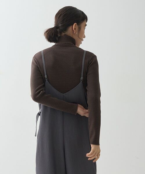 AMERICAN HOLIC（アメリカンホリック）の「バイパチリブタートルネックニットプルオーバー（ニット/セーター・レディース・杢グレー/ホワイト系その他4/アイボリー/ブラック/レッド/ブラウン・M/L）」の21枚目の写真