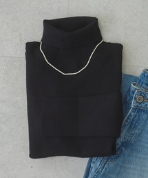 AMERICAN HOLIC | バイパチリブタートルネックニットプルオーバー(ニット/セーター)