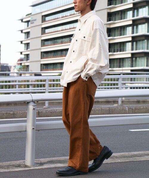 CRAFT STANDARD BOUTIQUE（クラフトスタンダードブティック）の「CPOシャツジャケット（その他アウター・メンズ・アイボリー/オリーブ/ベージュ・M/L/XL）」の8枚目の写真