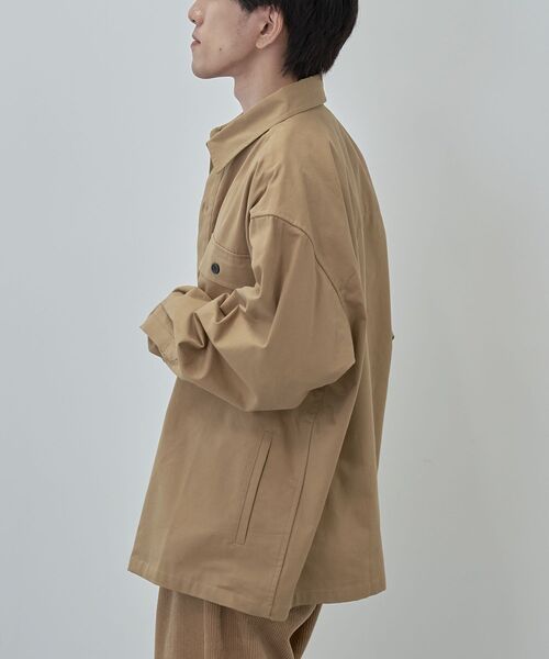CRAFT STANDARD BOUTIQUE（クラフトスタンダードブティック）の「CPOシャツジャケット（その他アウター・メンズ・アイボリー/オリーブ/ベージュ・M/L/XL）」の11枚目の写真