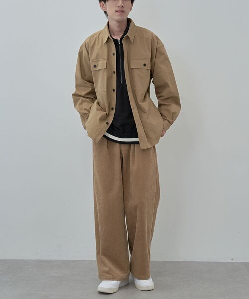 CRAFT STANDARD BOUTIQUE（クラフトスタンダードブティック）の「CPOシャツジャケット（その他アウター・メンズ・アイボリー/オリーブ/ベージュ・M/L/XL）」の13枚目の写真