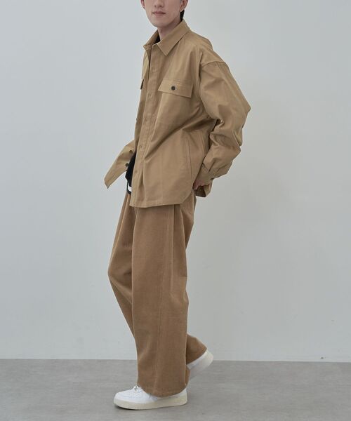 CRAFT STANDARD BOUTIQUE（クラフトスタンダードブティック）の「CPOシャツジャケット（その他アウター・メンズ・アイボリー/オリーブ/ベージュ・M/L/XL）」の14枚目の写真