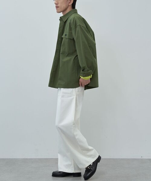 CRAFT STANDARD BOUTIQUE（クラフトスタンダードブティック）の「CPOシャツジャケット（その他アウター・メンズ・アイボリー/オリーブ/ベージュ・M/L/XL）」の20枚目の写真