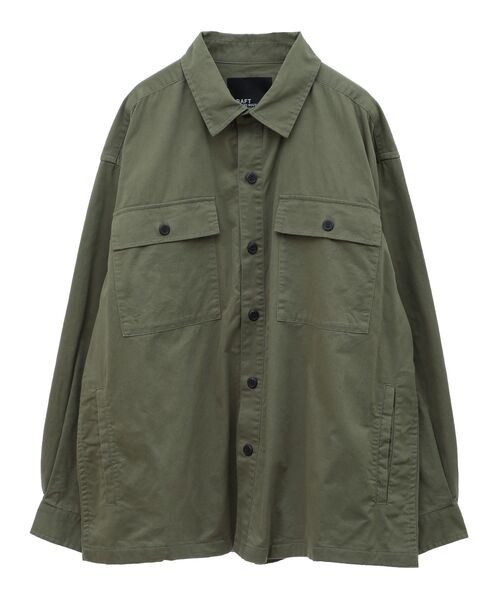 CRAFT STANDARD BOUTIQUE（クラフトスタンダードブティック）の「CPOシャツジャケット（その他アウター・メンズ・アイボリー/オリーブ/ベージュ・M/L/XL）」の22枚目の写真