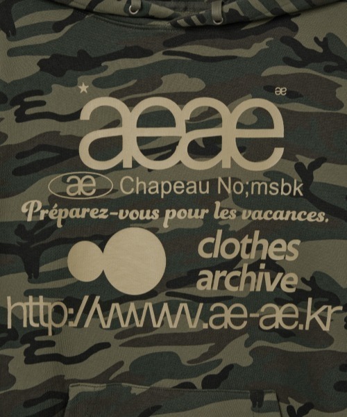 aeae（エーイーエーイー）の「WEB LOGO LOOSED HOODIE（パーカー・レディース・オートミール/グリーン系その他/ネイビー/グレー・SMALL/MEDIUM）」の15枚目の写真