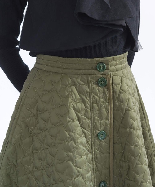 PICCIN（ピッチン）の「【セットアップ可能】星キルティングフレアスカート（セットアップ・レディース・カーキ/ブラック・M）」の11枚目の写真