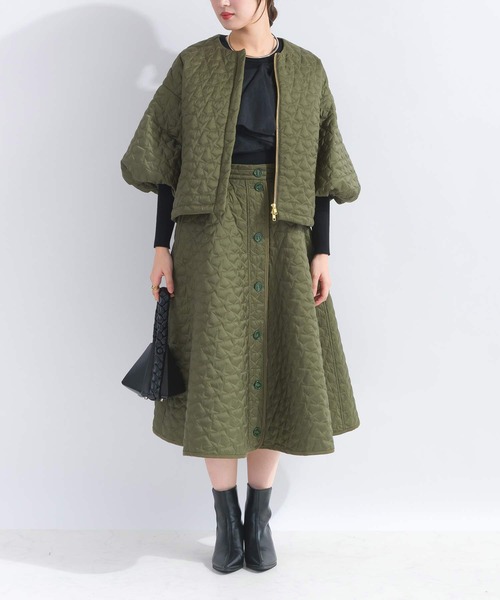 PICCIN（ピッチン）の「【セットアップ可能】星キルティングフレアスカート（セットアップ・レディース・カーキ/ブラック・M）」の22枚目の写真