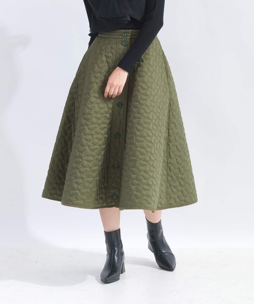 PICCIN（ピッチン）の「【セットアップ可能】星キルティングフレアスカート（セットアップ・レディース・カーキ/ブラック・M）」の16枚目の写真