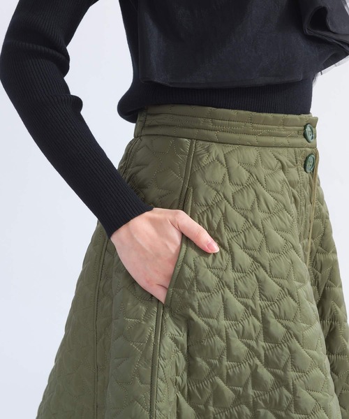 PICCIN（ピッチン）の「【セットアップ可能】星キルティングフレアスカート（セットアップ・レディース・カーキ/ブラック・M）」の12枚目の写真