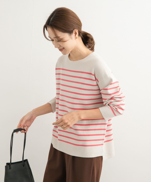 【セール】パネルボーダーKNIT（ニット/セーター）｜URBAN RESEARCH DOORS（アーバンリサーチドアーズ）