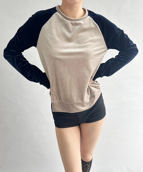 SIMONE WILD(シモーネワイルド)の「【SIMONE WILD FOR LULU】Raglan tee(Tシャツ/カットソー・レディース・シルバー・SMALL)」の1枚目の写真