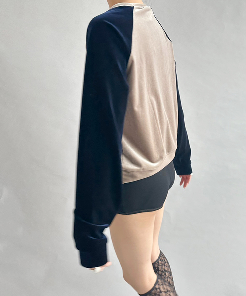 SIMONE WILD(シモーネワイルド)の「【SIMONE WILD FOR LULU】Raglan tee(Tシャツ/カットソー・レディース・シルバー・SMALL)」の3枚目の写真
