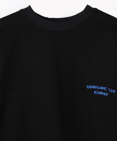 FREAK'S STORE(フリークスストア)の「DUMPLING CAT FAMILY×FREAK'S STORE/ダンプリングキャットファミリー×フリークスストア HOME SWEAT(スウェット・メンズ・ブラック/ホワイト/グレー・MEDIUM/LARGE/X-LARGE)」の5枚目の写真