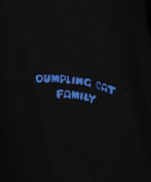 FREAK'S STORE(フリークスストア)の「DUMPLING CAT FAMILY×FREAK'S STORE/ダンプリングキャットファミリー×フリークスストア HOME SWEAT(スウェット・メンズ・ブラック/ホワイト/グレー・MEDIUM/LARGE/X-LARGE)」の8枚目の写真