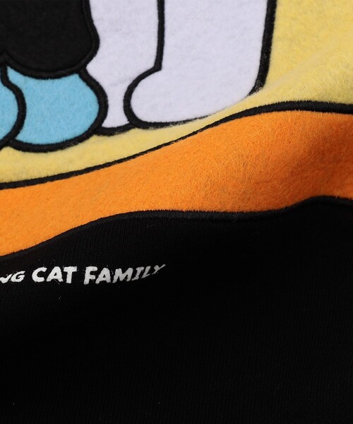 FREAK'S STORE(フリークスストア)の「DUMPLING CAT FAMILY×FREAK'S STORE/ダンプリングキャットファミリー×フリークスストア HOME SWEAT(スウェット・メンズ・ブラック/ホワイト/グレー・MEDIUM/LARGE/X-LARGE)」の9枚目の写真