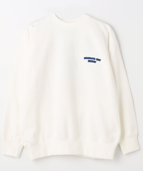FREAK'S STORE(フリークスストア)の「DUMPLING CAT FAMILY×FREAK'S STORE/ダンプリングキャットファミリー×フリークスストア HOME SWEAT(スウェット・メンズ・ブラック/ホワイト/グレー・MEDIUM/LARGE/X-LARGE)」の10枚目の写真