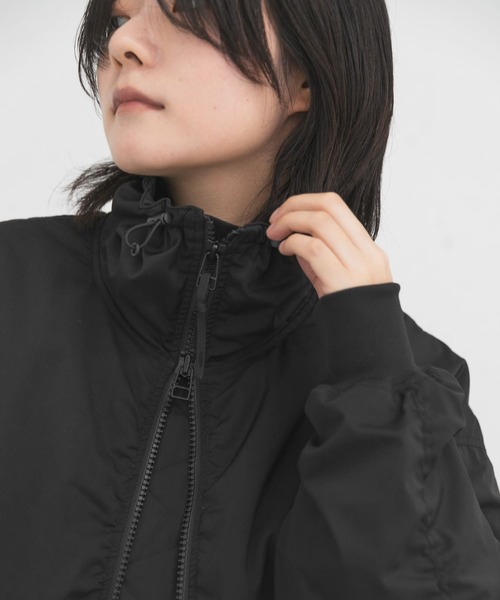 EKAL（エカル）の「撥水ボンバージャケット（ダウンジャケット/コート・レディース・ブラック/グレー・ONE）」の16枚目の写真