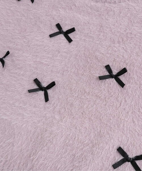 algy（アルジー）の「りぼんシャギーニット（ニット/セーター・キッズ・アイボリー/ブラック/ピンク・SMALL/MEDIUM/X-SMALL/XX-SMALL/XXX-SMALL）」の14枚目の写真