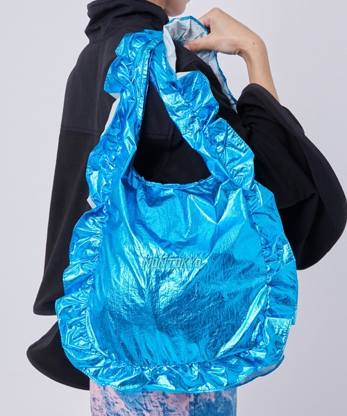 NON TOKYO/ノントーキョー】FRILL ECO BAG L/フリルエコバッグL