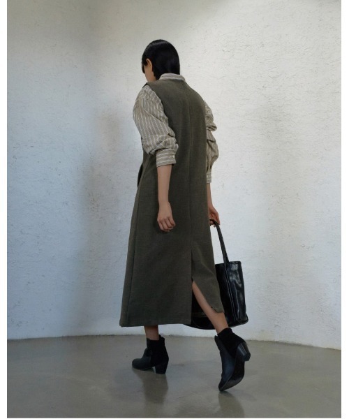 3.3 Field Trip （3.3フィールドトリップ）の「3.3 Field Trip／クラシックワンピース（ワンピース・レディース・カーキ/チャコール・FREE）」の5枚目の写真