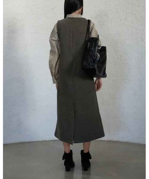 3.3 Field Trip （3.3フィールドトリップ）の「3.3 Field Trip／クラシックワンピース（ワンピース・レディース・カーキ/チャコール・FREE）」の6枚目の写真