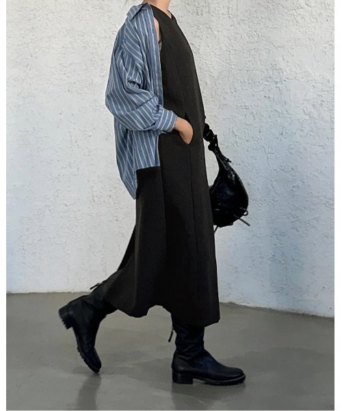 3.3 Field Trip （3.3フィールドトリップ）の「3.3 Field Trip／クラシックワンピース（ワンピース・レディース・カーキ/チャコール・FREE）」の12枚目の写真