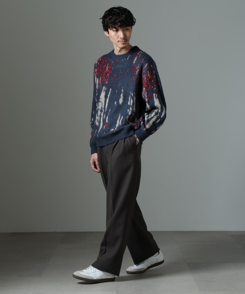 【セール】テックメルトンワイドスラックス（スラックス）｜nano･universe（ナノユニバース）