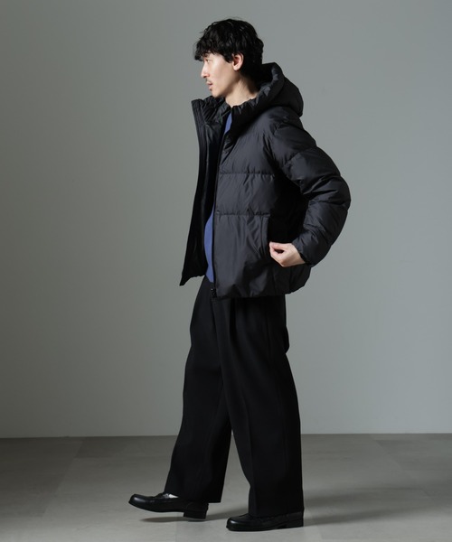 【セール】テックメルトンワイドスラックス（スラックス）｜nano･universe（ナノユニバース）