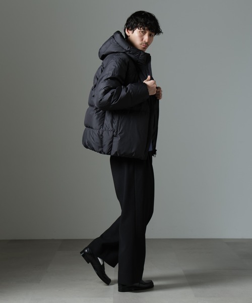 【セール】テックメルトンワイドスラックス（スラックス）｜nano･universe（ナノユニバース）