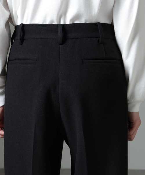 【セール】テックメルトンワイドスラックス（スラックス）｜nano･universe（ナノユニバース）