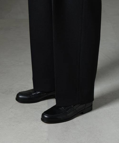 【セール】テックメルトンワイドスラックス（スラックス）｜nano･universe（ナノユニバース）