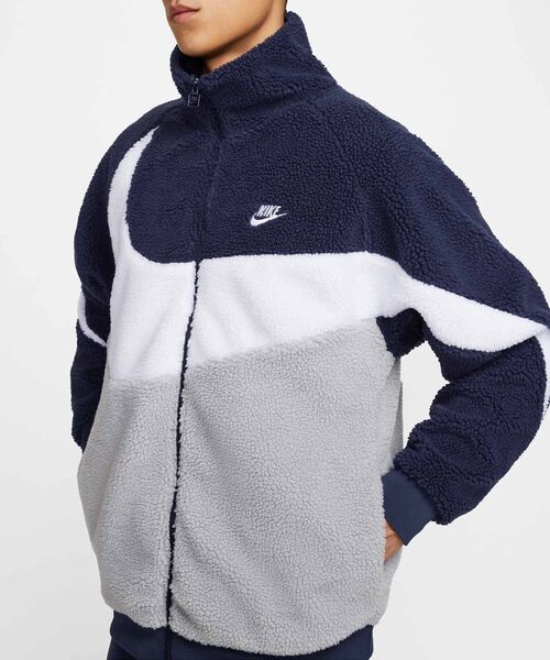 ナイキ スポーツウェア スウッシュ メンズ フルジップ リバーシブル