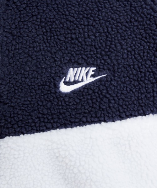 NIKE（ナイキ）の「ナイキ スポーツウェア スウッシュ メンズ フルジップ リバーシブル ボア ジャケット / Nike Sportswear Swoosh Men's Full-Zip Reversible Jacket BQ6546-411 Midnight Navy（ブルゾン・メンズ・ネイビー・XL/S/M/L/2XL）」の9枚目の写真