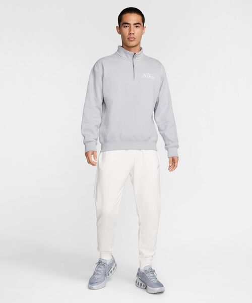 4新品 NIKE上下セットアップ Mサイズ ナイキ スウォッシュ 灰色 グレー セール】ナイキ メンズ 1/4ジップ トップ / Nike Men's 1/4-Zip