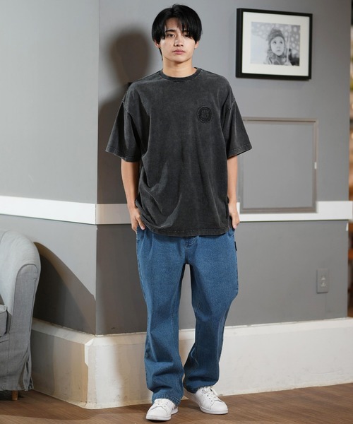 DC(ディーシー)の「DC/ディーシー 半袖シャツ ピグメント加工 オーバーサイズ DST251088(Tシャツ/カットソー・メンズ・ブラック系その他2/ブラック系その他・XL/L/M/XXL)」の7枚目の写真