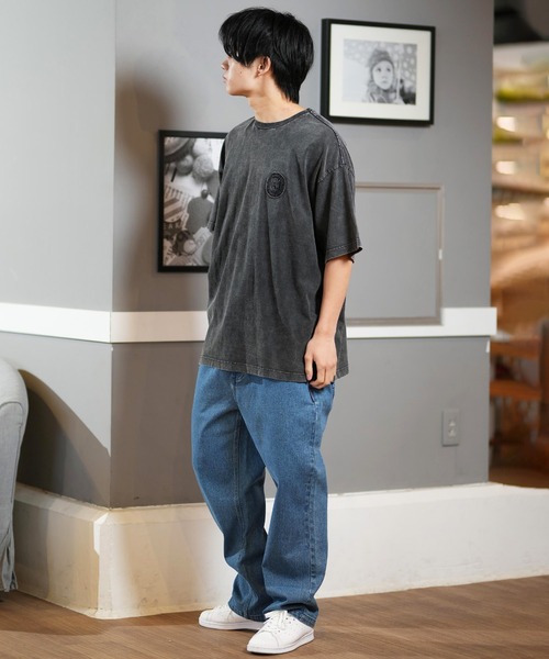 DC(ディーシー)の「DC/ディーシー 半袖シャツ ピグメント加工 オーバーサイズ DST251088(Tシャツ/カットソー・メンズ・ブラック系その他2/ブラック系その他・XL/L/M/XXL)」の8枚目の写真